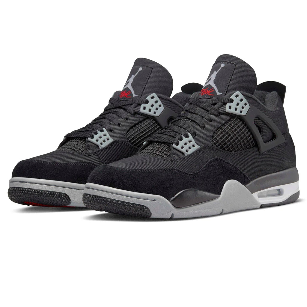 TheShoeCorner - Jordan 4 Black Canvas